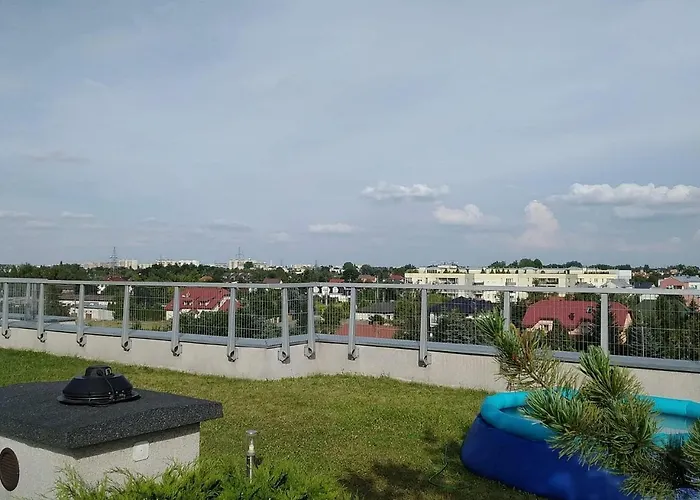 Sunny Penthouse With Roof Gardens Overlooking The Warsaw Palace Of Culture